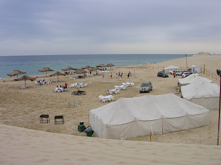 Ayman and Najwa invited us to join them at their desert camp