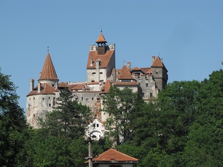 Dracula's Castle in a developing Disneyland town of hype