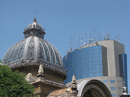 The old and the new in Bucharest