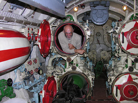 In the torpedo tube of a Russian submarine that sunk 10 enemy warships in World War 2