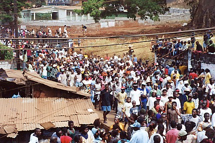 Street festival in Freetown