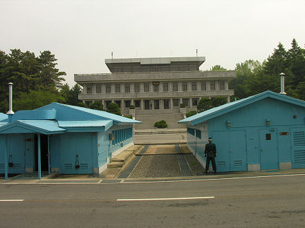 Panmunjom, where the North and South face off