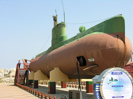 North Korean submarine captured in 1996 in the South