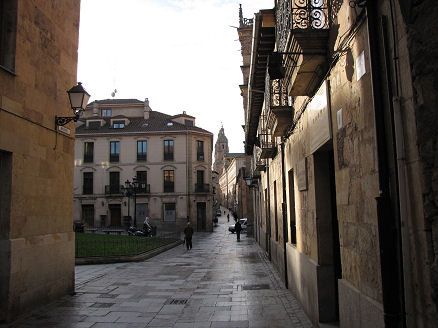 Old part of Salamanca city