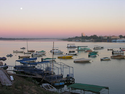 View of the Nile from our Blue Nile campground