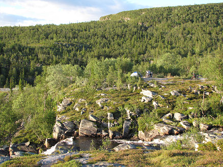Yet another wild camp, near the Norwegian border
