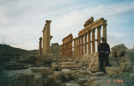 The Greek then Roman ruins of Palmyra
