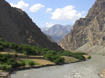 Following the river valley for 300 km