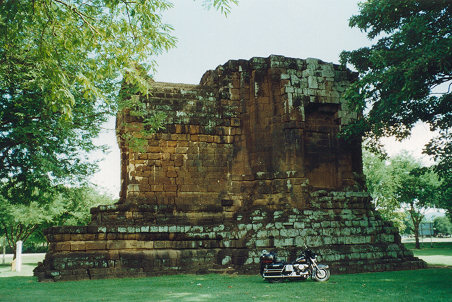 Many ruined buildings dot the country