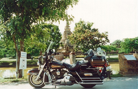 Restfull park with century old temples.