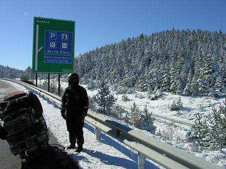 A cold ride to Ankara