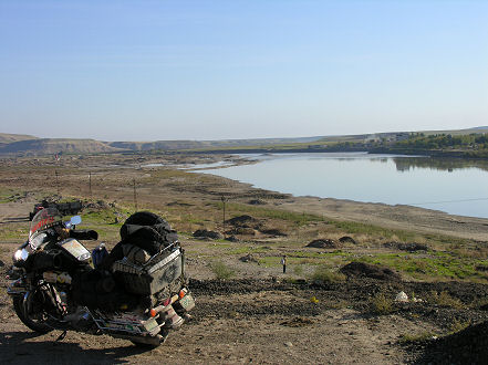 The Tigris River border with Syria