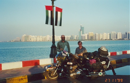 The waterfront at Abu Dhabi