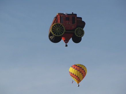 Themed balloons made up over
          100 at the event