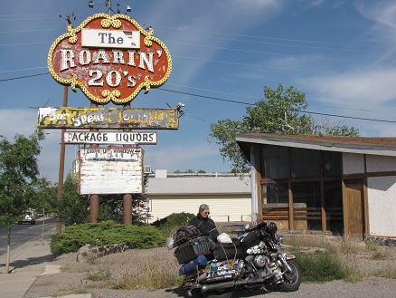 A failed business,
          passed by on old Route 66