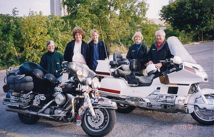 Jan and Anke, Carl and Kathy, at Niagara Falls