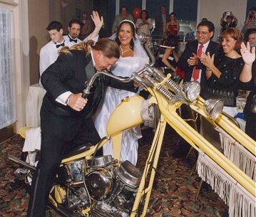 Freddie and Nathia at their wedding