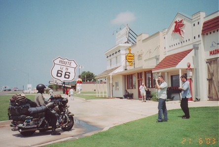 Route 66, mock up memorabilia along the old road