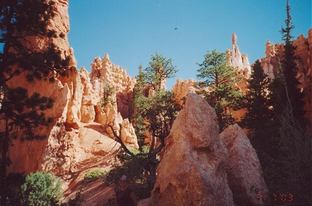 Bryce Canyon, eroded spires