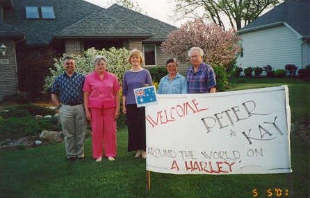 Carl and Kathy welcome us, strangers they have never met, over the internet only