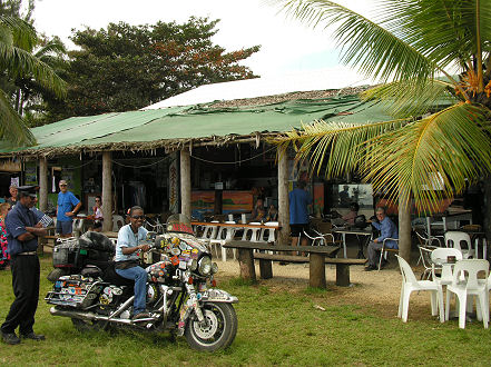 Coffee at the Nambawan Cafe, waterside