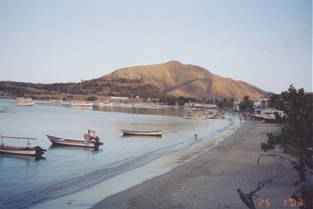 Resting in a quiet bay on Isla de Margarita