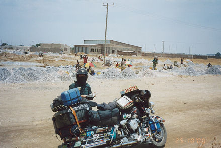 Making road gravel the hard way