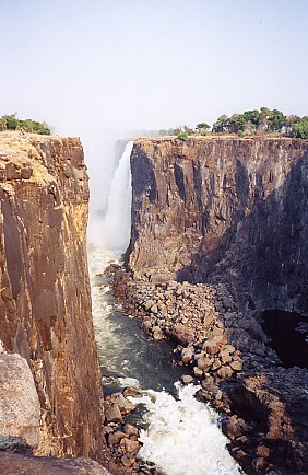 Zambezi River at the Victoria Falls