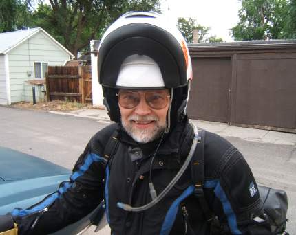 “Old friend” Grant Johnson flew into Denver and swirled around Colorado for the Leadville Horizons Unlimited Traveller's Meeting.