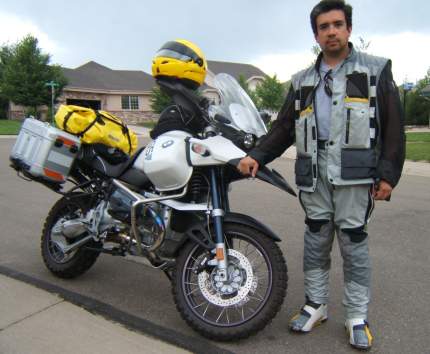Alaska bound to ride his dream, Timy Gonzalez is all smiles as pictured above.
