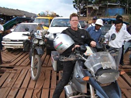 Barry BBQ enjoying an afternoon of fun riding before bad joss hit both of us.