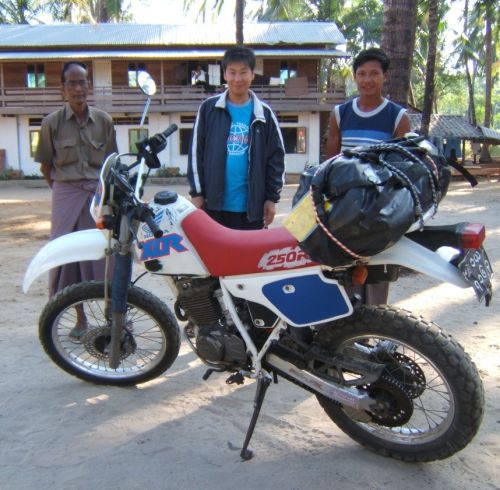 Burma found me exploring some parts of the country on an older kick start Honda XR 250.