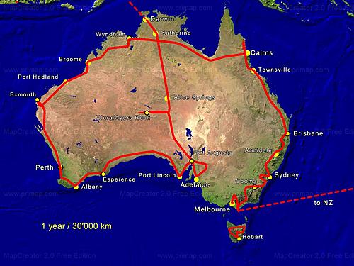 Swiss globetrotter arriving in Darwin beginning of march 2014-000-route-in-oz.jpg