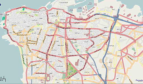 Comparison of different GPS maps-beirut_osm.jpg