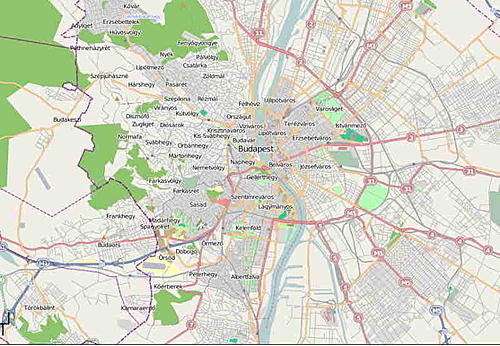 Comparison of different GPS maps-budapest_openstreetmap.jpg