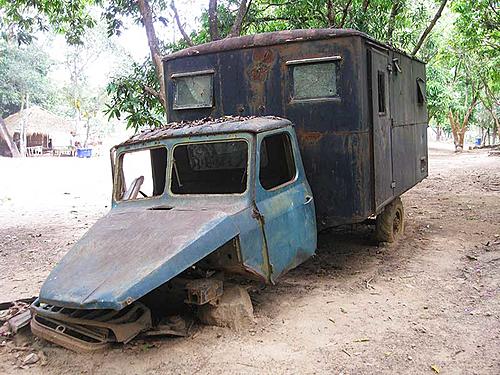 Ghosts Of War - Riding Anlong Veng, Cambodia-7.-propaganda-truck.jpg