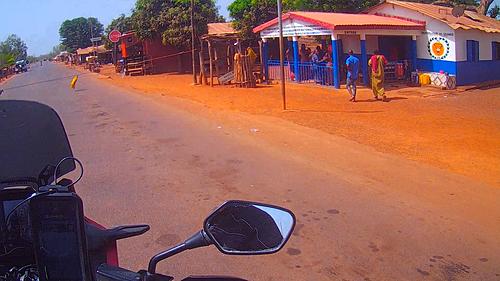 Motorcycle Overland 2023 UK to South Africa. West Coast Route-230405-leaving-senegal-1st-border