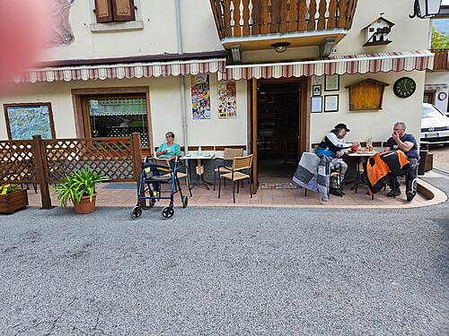 The Ride - Texas headed north and east, way east-german-riders-stopping-for-coffee.jpg