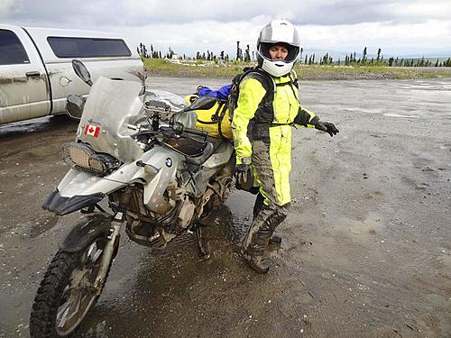 Finding Freedom...World Wide Ride-sara-arriving-in-eagle-plains.jpg