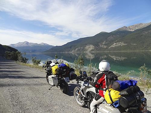 Finding Freedom...World Wide Ride-sara-at-muncho-lake.jpg