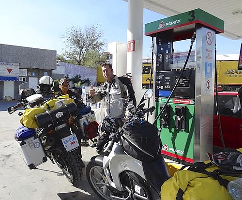 Finding Freedom...World Wide Ride-buying-our-first-mexican-gas