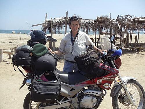 Traveling SA on a bike reg in someone else's name-elisa-in-peru.jpg