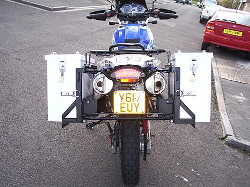 BMW F650GS Dakar panniers. Bristol UK-rear-with-no-plate.jpg