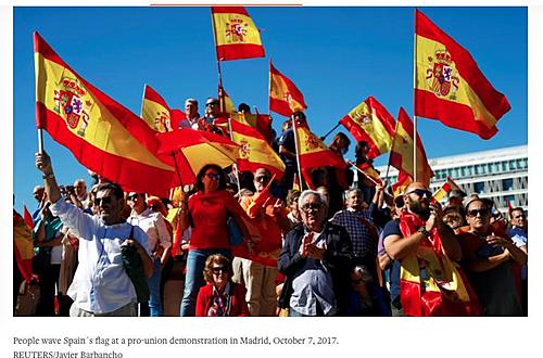 Catalans camp at voting sites-NY Times-screen-shot-2017-10-07