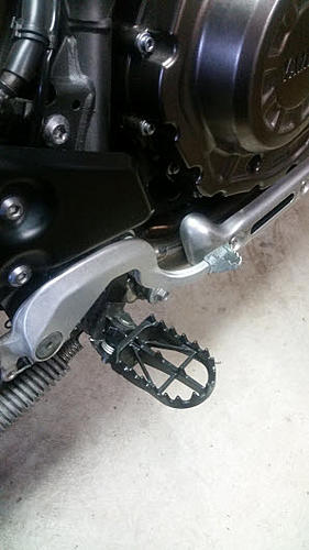 Super Tenere Foot Peg Adapter Bushings-peg-on-bike.jpg