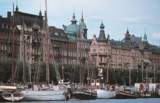 Stockholm harbour.