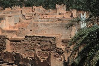 Roofs of houses in Ghadames, southern Libya oasis town.