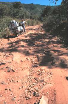 The road to Livingstonia, Malawi.