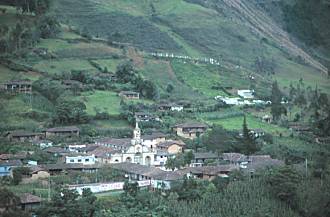 Ecuadorean mountain village.
