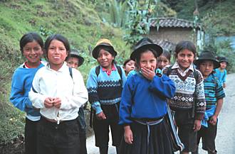 Ecuadorean kids.